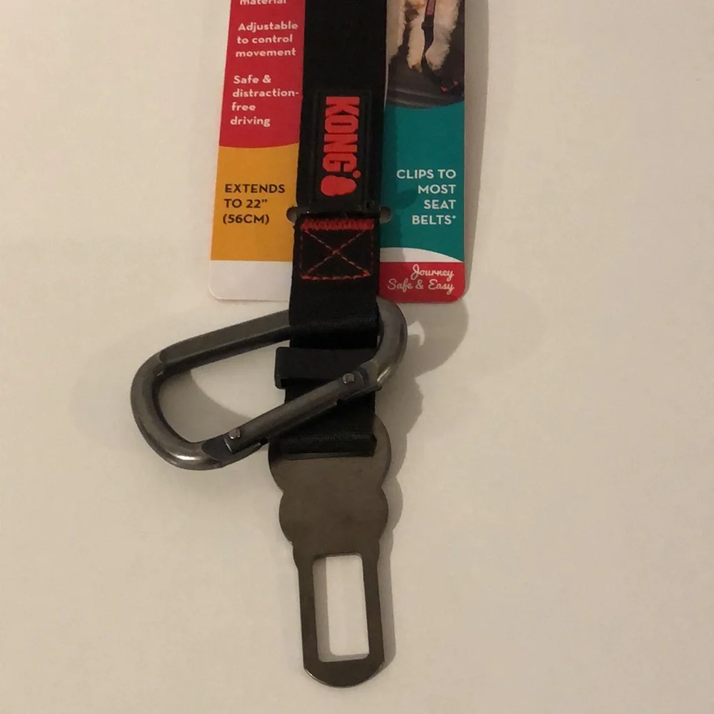 NEW Kong Travel Seat Belt Tether